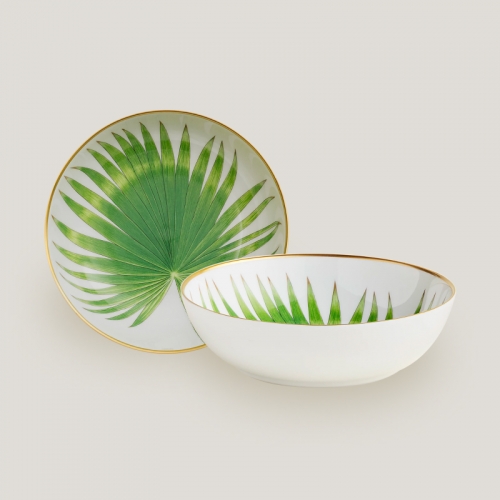 에르메스 Cereal 접시 Passifolia Hermes Cereal Plate Passifolia 00099