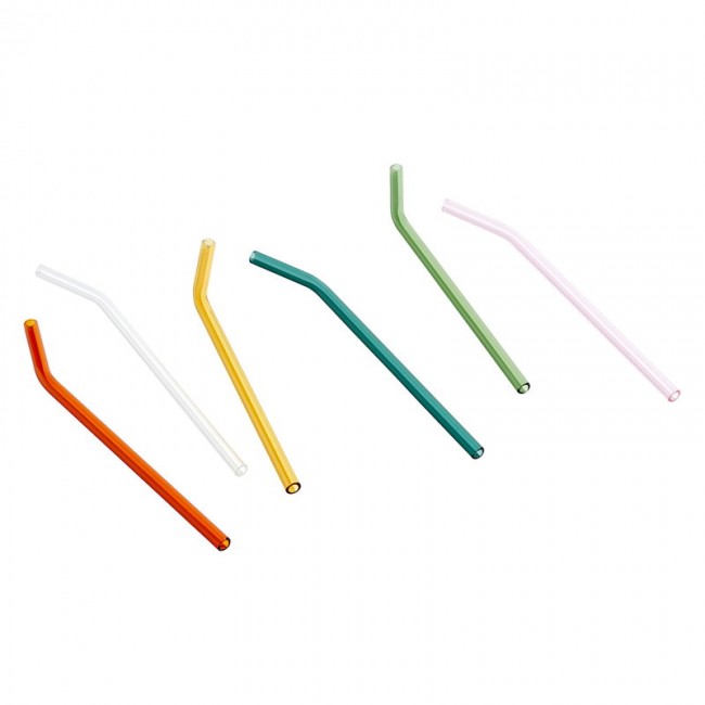 HAY 헤이 Sip Smooth 빨대 6 pcs 글라스 HA507807