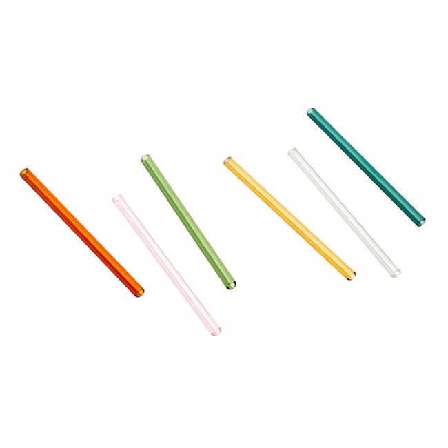 HAY 헤이 Sip Cocktail 빨대 6 pcs 글라스 HA507808