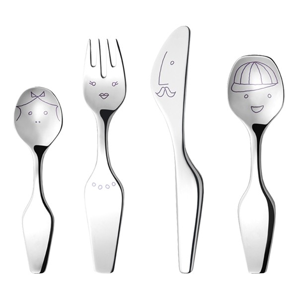GEORG JENSEN 조지젠슨 The Twist Family childs 커트러리 세트 4 pcs GJ3580049