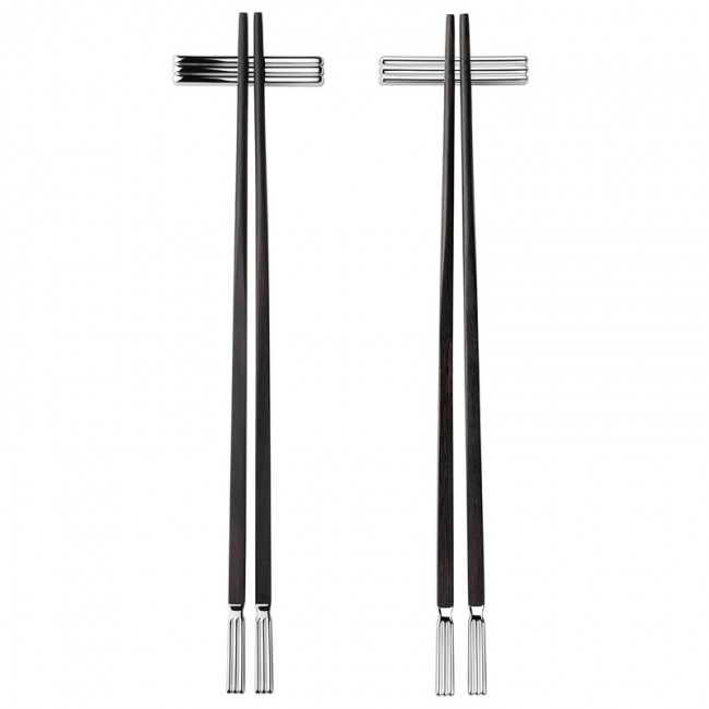GEORG JENSEN 조지젠슨 Bernadotte chopsticks with rest 2 pcs GJ3609412