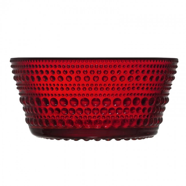 IITTALA 이딸라 Kastehelmi 볼 23 cl cranberry II1014460