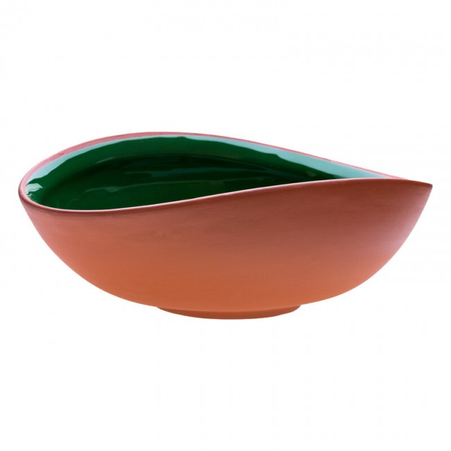 VAIDAVA CERAMICS V아이다VA 세라믹S Earth 볼 2 L curved moss 그린 VV698