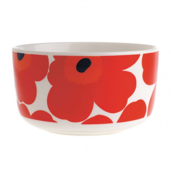 MARIMEKKO 마리메꼬 Oiva - Unikko 볼 5 dl 화이트 red 블루 MA063433-001