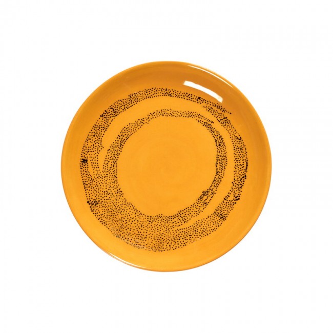 SERAX 세락스 Feast 접시 XS 4 pcs 엘로우 - 블랙 SXB8921003J-4