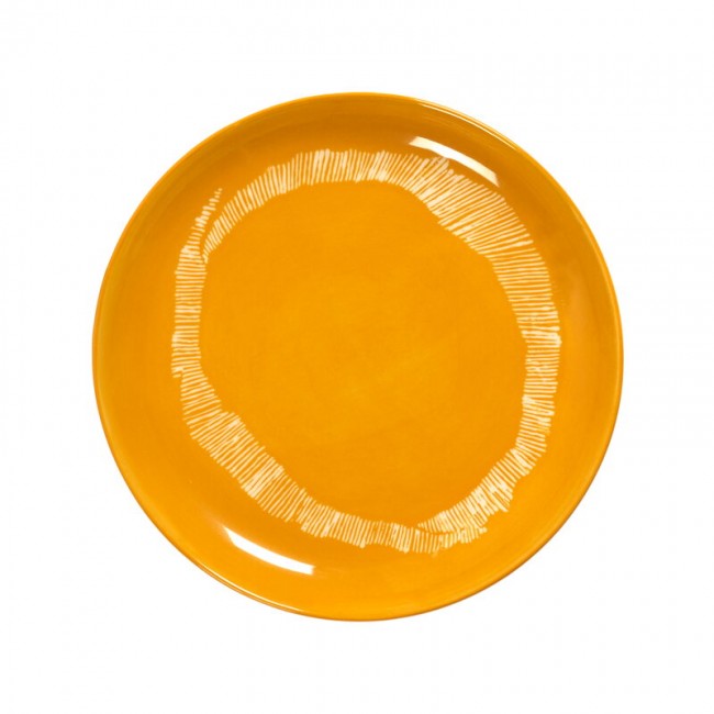 SERAX 세락스 Feast 접시 S 2 pcs 엘로우 - 화이트 SXB8921004D-2