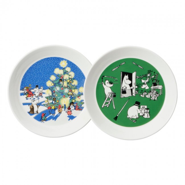 ARABIA 아라비아핀란드 무민 접시 set Drawing & Christmas AR1059787