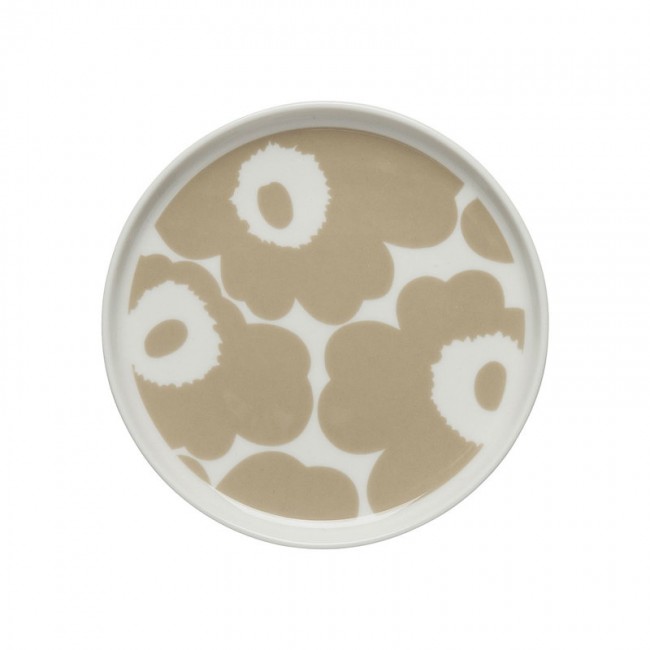 MARIMEKKO 마리메꼬 Oiva - Unikko 접시 13 5 cm 화이트 beige MA070398-180