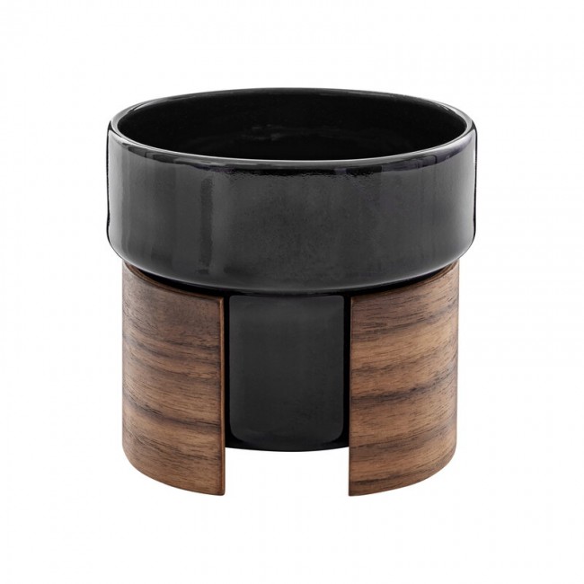 Tonfisk Design Warm latte cup 4 dl 블랙 - walnut TFTNB004