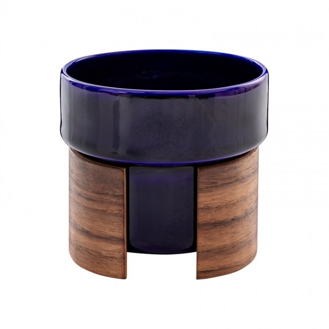 Tonfisk Design Warm latte cup 4 dl 블루 - walnut TFTNK004