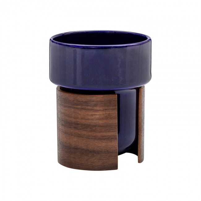 Tonfisk Design Warm cup 2 4 dl set of 블루 - walnut TFTNK003