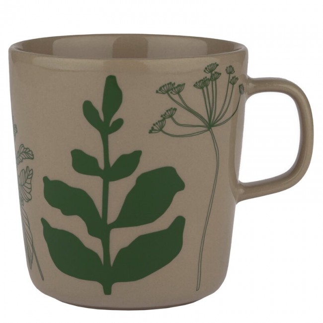 MARIMEKKO 마리메꼬 Oiva - Elokuun Varjot 머그 4 dl 테라 그린 MA071583-860