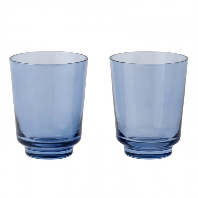 MUUTO 무토 Raise 글라스 set of 2 30 cl indigo MU12428
