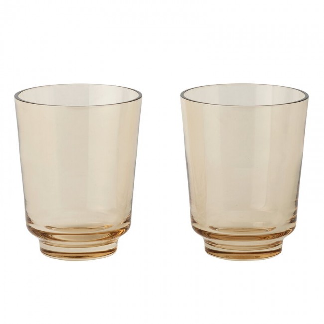 MUUTO 무토 Raise 글라스 set of 2 30 cl ochre MU12425
