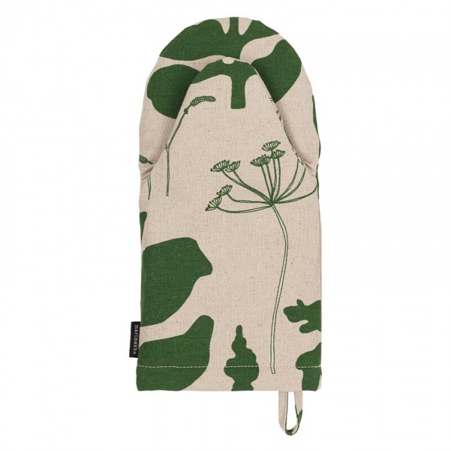 MARIMEKKO 마리메꼬 Pienet Elokuun Varjot oven mitten 그린 - 린넨 MA071477-368
