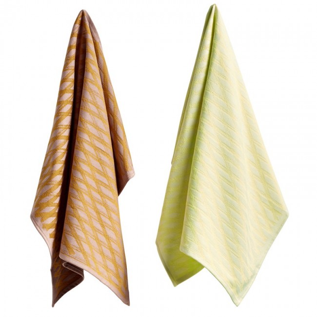 HAY 헤이 S&B Tea towels 2 pcs No. 1 marker diamond HA501938