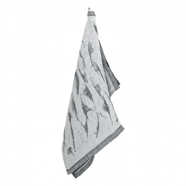 Lapuan Kankurit Aallokko towel 린넨 - 블랙 LT60993