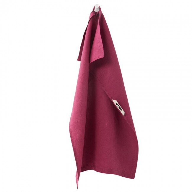 Tekla 린넨 글라스 towel claret TEKGT-CL-45X65