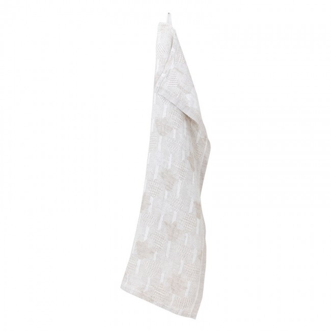 Lapuan Kankurit Tulppaani tea towel 화이트 - 린넨 LT30817