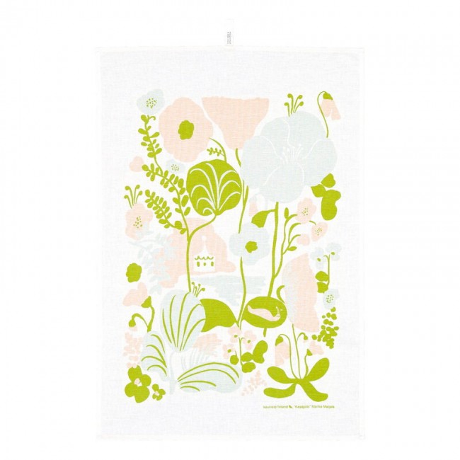 Kauniste Kesapiilo tea towel bright 그린 KEKT040