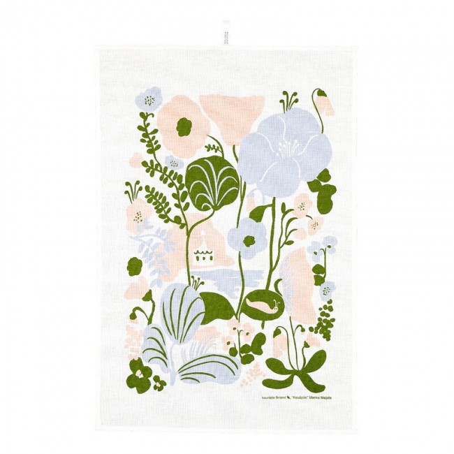 Kauniste Kesapiilo tea towel 다크그린 KEKT041