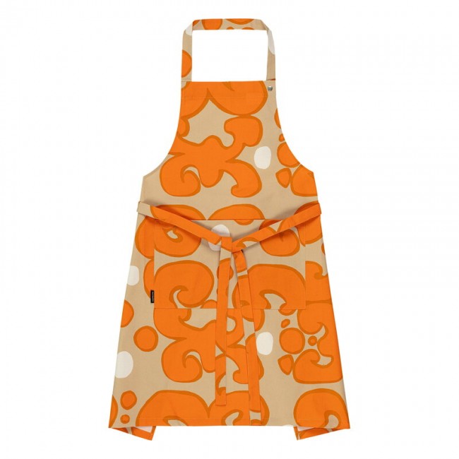 MARIMEKKO 마리메꼬 Keidas 앞치마 beige - 오렌지 MA071497-820
