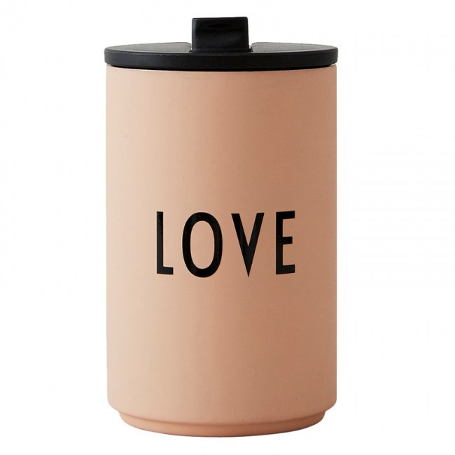 DESIGN LETTERS 디자인레터스 LOVE thermo cup 소프트 camel DL30101003LOVE