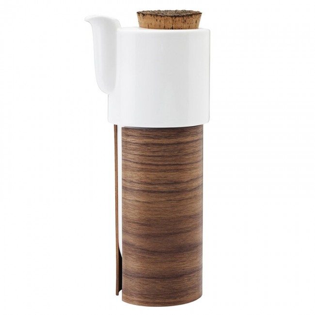 Tonfisk Design Warm 티포트 1 L 화이트 - walnut cork lid TFTNW006K