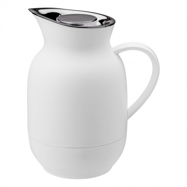 STELTON 스텔톤 Amphora vacuum 저그 for coffee 1 L 소프트 화이트 ST221