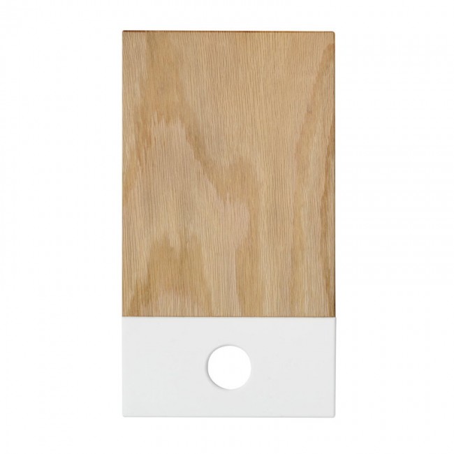 Muoto2 Pala 컷팅 board small 화이트 - oak MUO-PAL001