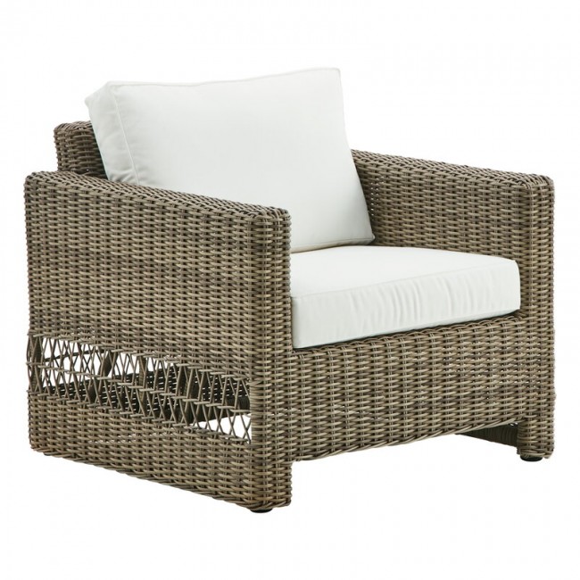 Sika-Design Carrie lounge 의자 antique grey - 화이트 SS9155T-9155CY101