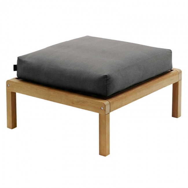 SKAGERAK 스카게락 Virkelyst pouf teak - 차콜 SR1505792