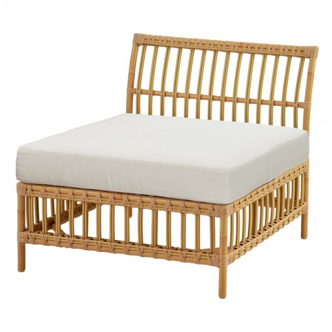 Sika-Design Maggie Exterior center module sofa 네츄럴 - 화이트 쿠션 SSSD-E176-NU-SD-E175CY101-SD-E126CRY101