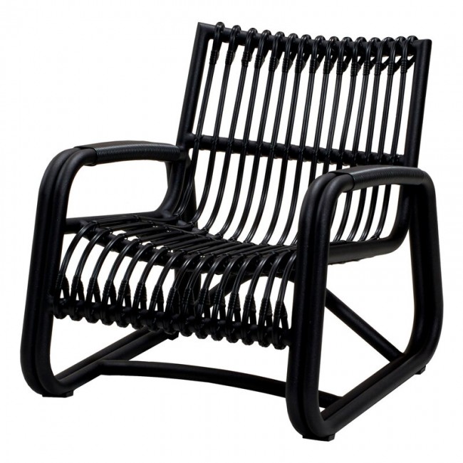 CANE-LINE 케인 라인 Curve lounge 의자 lava grey CL57402ALG