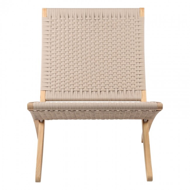 CARL HANSEN & SU00F8N MG501 Cuba 아웃도어 라운지체어 teak - Sesame 083 Carl Hansen & Su00f8n MG501 Cuba outdoor lounge chair  teak - Sesame 083 13490