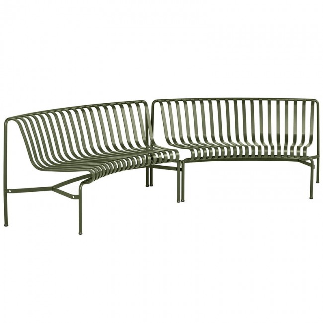 HAY 헤이 Palissade Park 다이닝 bench in-in set of 2 olive HA943202-150