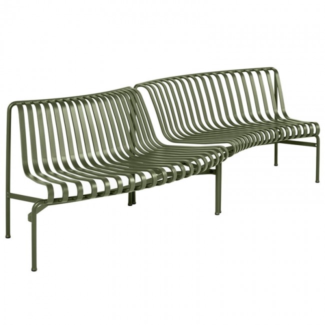 HAY 헤이 Palissade Park 다이닝 bench in-out set of 2 olive HA943201-150