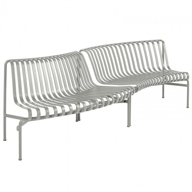 HAY 헤이 Palissade Park 다이닝 bench in-out set of 2 sky grey HA943201-110