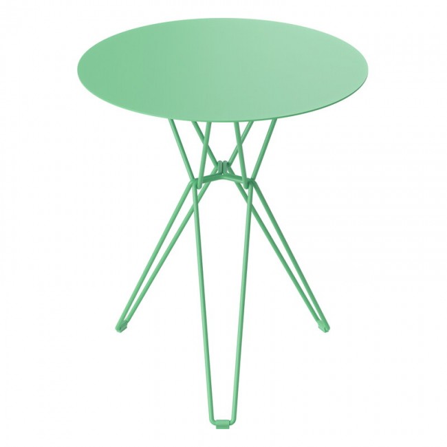 Massproductions Tio 테이블 60 cm high oilcloth 그린 MRSC-02-16-00-SC-102-16-00