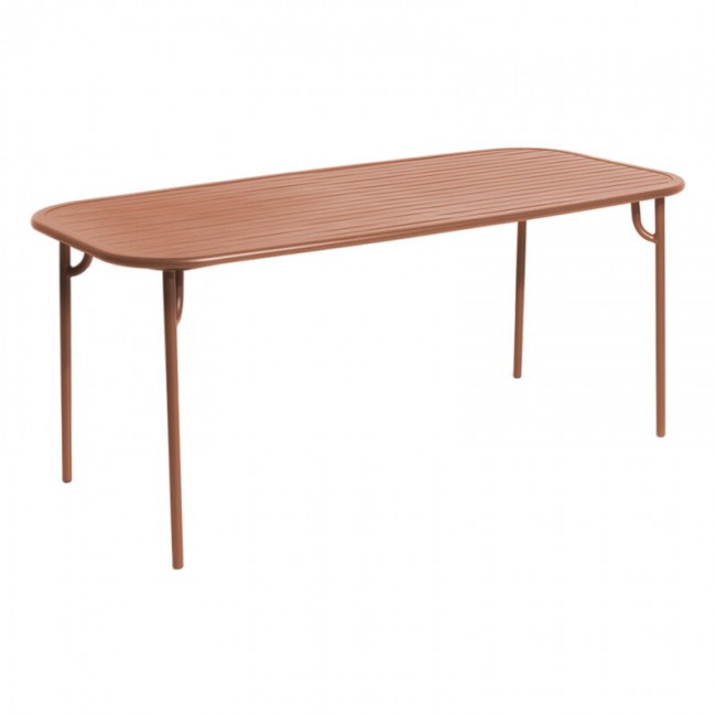 PETITE FRITURE 쁘띠 프리튀르 Week-end 테이블 85 x 180 cm 테라코타 PUM0743313