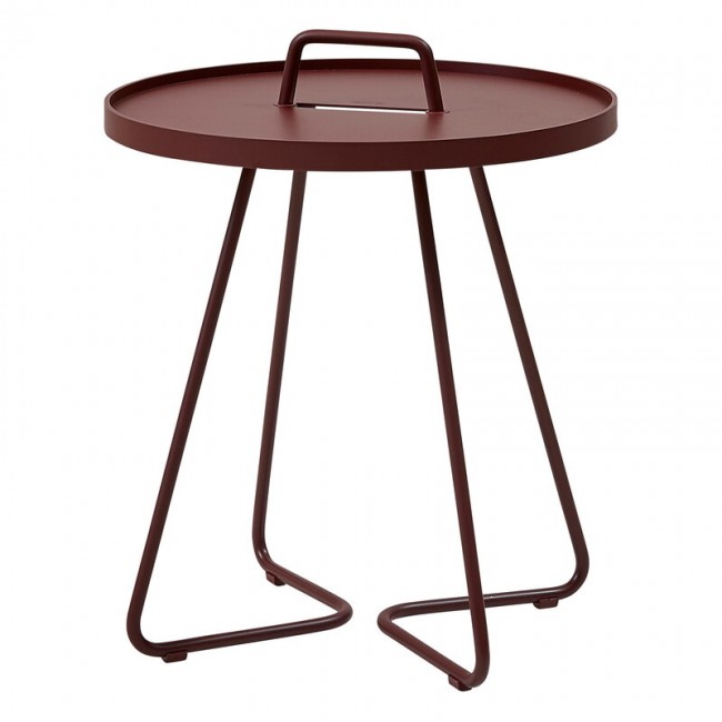 CANE-LINE 케인 라인 On-the-move 테이블 small bor_deaux CL5065ABR