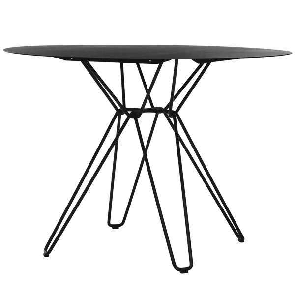 Massproductions Tio 다이닝 테이블 100 cm 블랙 MRTI4102