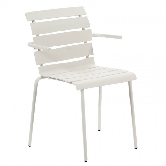VALERIE OBJECTS 발레리 오브젝트 Aligned 의자 with armrests OFF-화이트 VOV9021329
