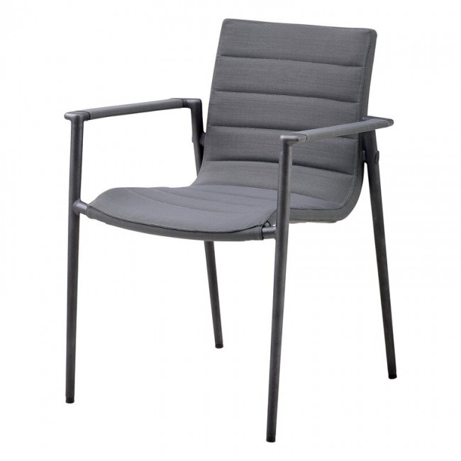 CANE-LINE 케인 라인 Core 암체어 stackable grey CL8434AITG