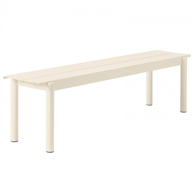 MUUTO 무토 Linear Steel bench 170 cm 오프 화이트 MU30942-30952