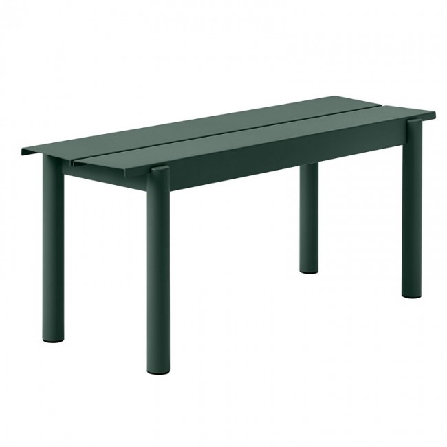 MUUTO 무토 Linear Steel bench 110 cm 다크그린 MU30933-30953
