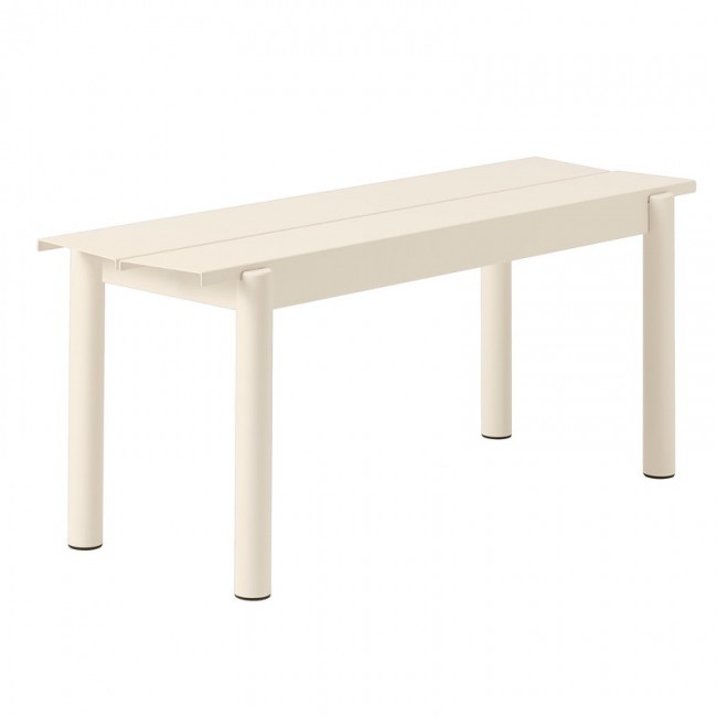 MUUTO 무토 Linear Steel bench 110 cm 오프 화이트 MU30932-30952