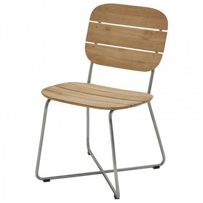 SKAGERAK 스카게락 Lilium 의자 teak - 스테인리스 스틸 SR1420074