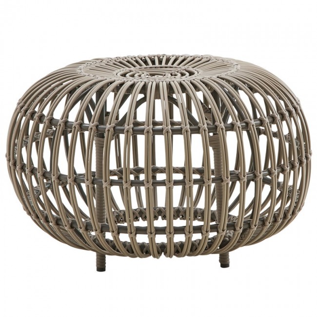 Sika-Design Franco Albini Exterior ottoman 라지 moccacino SSFA-E16-MC