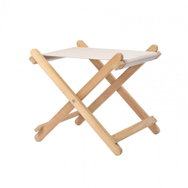 CARL HANSEN & SU00F8N BM5768 덱 체어 의자 풋스툴 teak - OFF-화이트 Carl Hansen & Su00f8n BM5768 Deck chair footstool  teak - off-white 12909